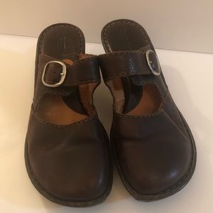 Born Clogs M/W W61340 Slip-on Buckle Mary Jane